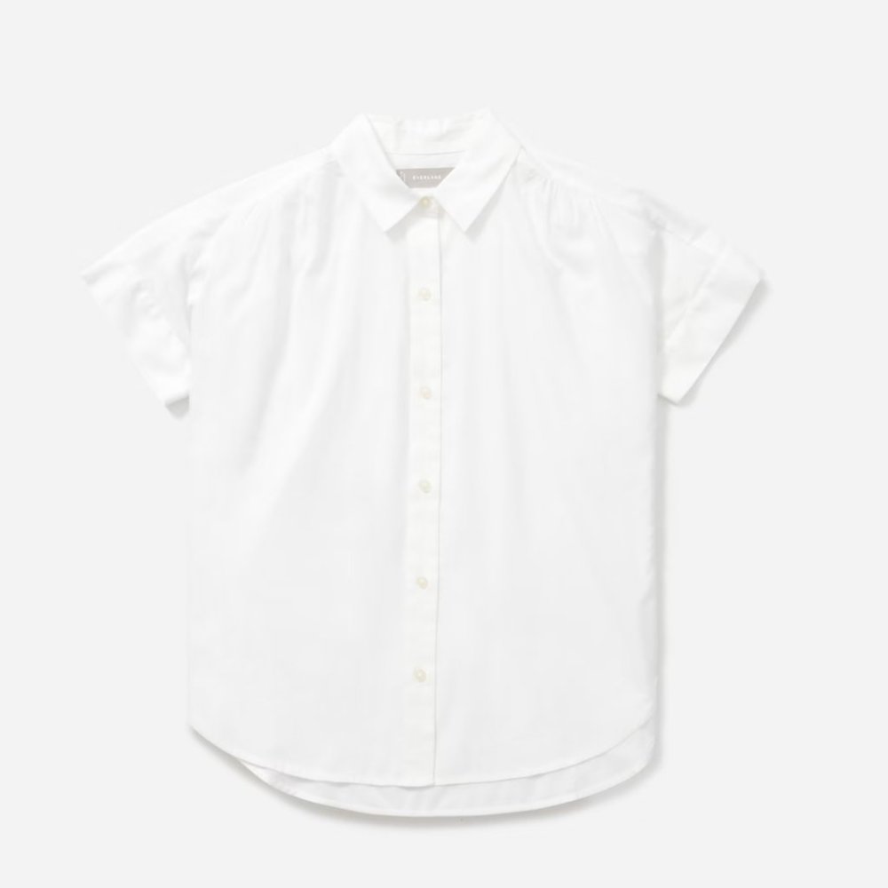 Everlane Square Air Shirt - White - Size Small